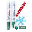 Kép 1/2 - Lakkfilc CP dark green Snowman - sötétzöld