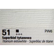 Kép 1/2 - Olajfesték 20ml Renesans - 51 Titanium extrawhite