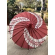 Kép 1/3 - Japán mini dísz napernyő Buyon 04 piros/fehér