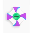 Kép 1/4 - Radír Spin Eraser Camlin - Lila