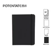 Kép 2/6 - Travel Journal A5/80lap 80g Soft cover Potentate - fekete borítóval