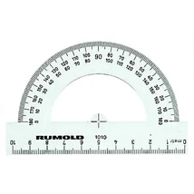 Szögmérő 10cm-es 180°-os 1010 Rumold