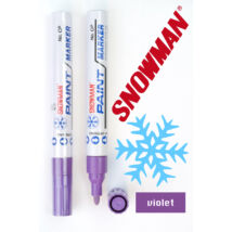 Lakkfilc CP violet Snowman - lila