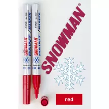 Lakkfilc FCP red Snowman - piros