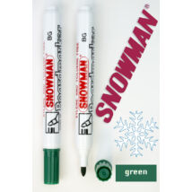 Táblafilc BG green letörölhető Snowman - zöld