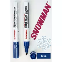 Táblafilc BP blue letörölhető Snowman - kék