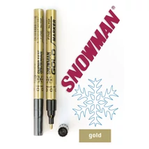 Lakkfilc FGP gold Snowman - arany