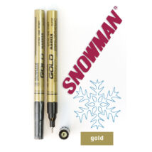 Lakkfilc EFGP gold Snowman - arany