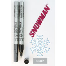 Lakkfilc FSP-C silver Snowman - ezüst Calligraphy