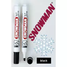 Alkoholos filc G-T black vágott hegyű Snowman - fekete