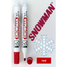 Alkoholos filc G-T red vágott hegyű Snowman - piros