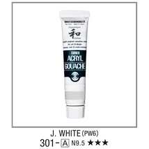 Akrilfesték 20ml Turner - 301 Japan White