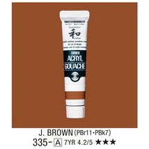 Akrilfesték 20ml Turner - 335 Japan Brown