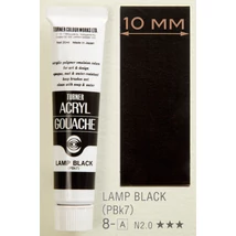 Akrilfesték 20ml Turner - 008 Lamp Black