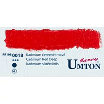 Cadmium Red Deep olajfesték 60ml Umton - 0018 Kadmium sötétvörös