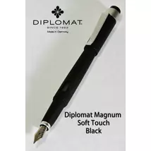 Töltőtoll DIPLOMAT Magnum Soft Touch Black M
