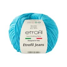 JEANS 50g pamut/akril ETROFIL - 21 Mediterrán kék
