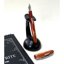 Desire töltőtoll Marble Amber red White Kanwrite - Flex F heggyel