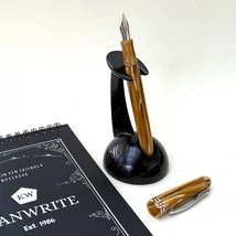 Desire töltőtoll Marble Amber red White Kanwrite - Flex F heggyel