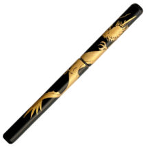 Ecsettoll fekete tus bronz bambusz Maki-e -  UK18E-06