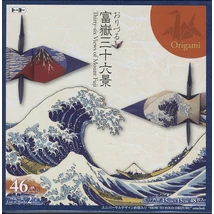 Chiyogami 15cm/46lap Thirty-six Views of Mount Fuji daru origami