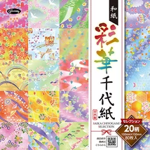 Chiyogami 15cm/80lap Saika Selection origami