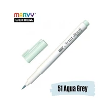 Artist Brush ecset hegyű filctoll Marvy - Aqua grey