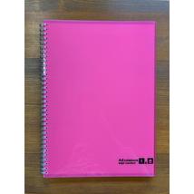 Füzet A4/80lap vonalas Maruman N570-08 pink borítós