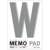 Jegyzettömb A6/100lap sima Maruman ReportPad