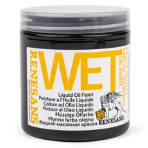 Folyékony olajfesték 250ml Renesans - WET fekete