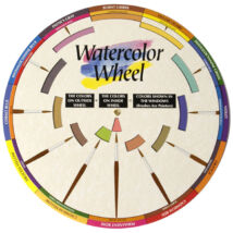 Akvarell színkerék Color Wheel ACW3459