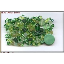 Gyöngy szett Jesse James - 2527 Mixed Green