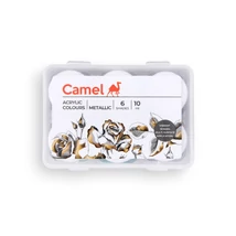 Akrilfesték szett 6 színű Metalic Colours Camlin