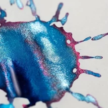 Töltőtolltinta 50ml Shimmering Diamine - Artic blue