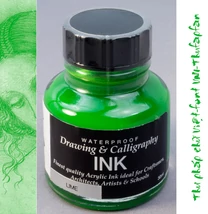 Kalligráf/rajztinta 30ml Diamine - Lime