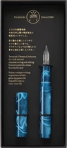 Üveghegyű toll kupakkal Guitar - Peack Blue