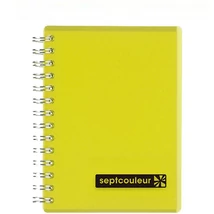 Notesz B7/70lap vonalas PP borítású Maruman sárga