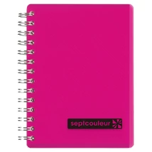Notesz B7/70lap vonalas PP borítású Maruman pink