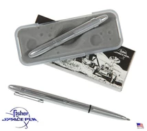 Golyóstoll 400CL crome with clip Fisher Bullet