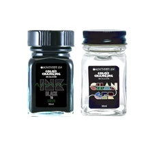 Színváltó töltőtolltinta 30+30ml Monteverde - Black to Green