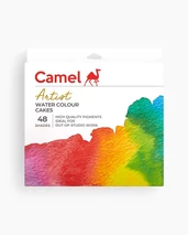 Akvarell 48 színű Water Colour Cakes Camlin 