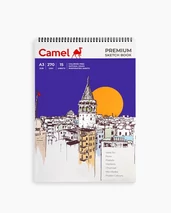 Vázlatfüzet A5/15lap 270g Premium Sketch book Camlin
