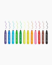 Filctoll szett 12 színű Washable colour Camlin - Égkék kupakkal