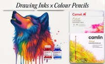 Rajztinta 12x20ml pigment Camel