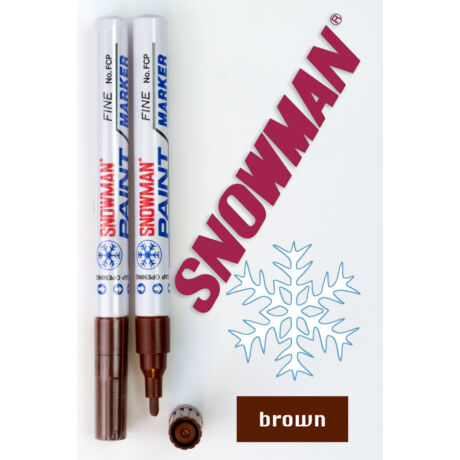 Lakkfilc FCP brown Snowman - barna