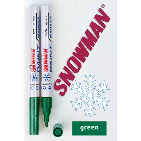 Lakkfilc FCP green Snowman - zöld