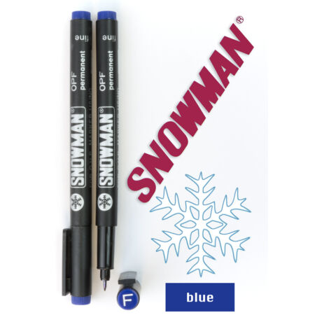 Alkoholos tűfilc OPF blue Snowman - kék