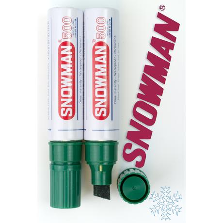 Alkoholos filc No.500 green Snowman - zöld
