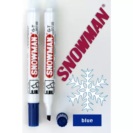 Alkoholos filc G-T blue vágott hegyű Snowman - kék