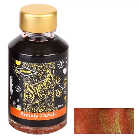 Töltőtolltinta 50ml Shimmer Diamine - Brandy dazzle